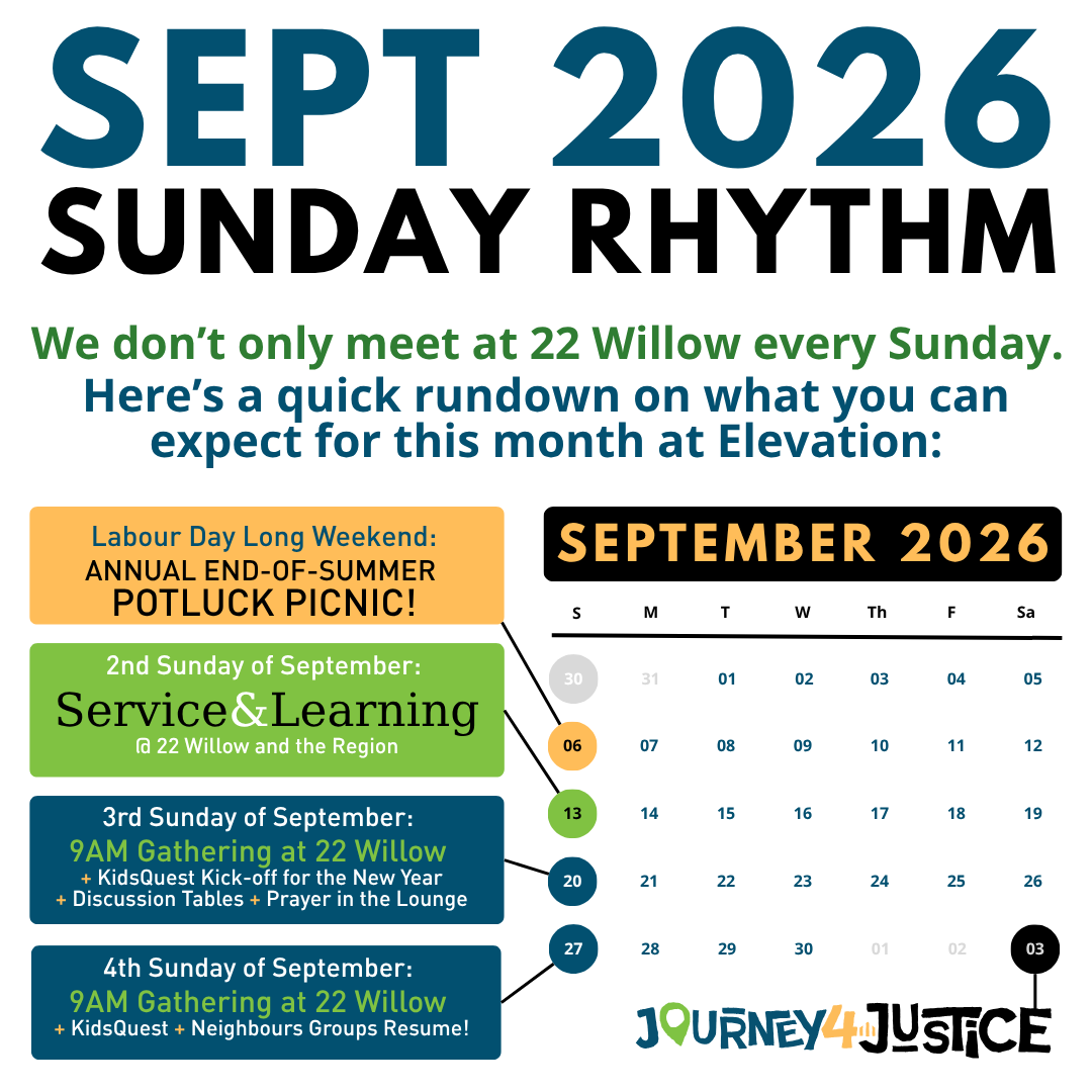 September 2026 Sunday Rhythms